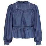 ONLY Langarmbluse ALAIA (1-tlg) Drapiert/gerafft