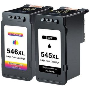 Toner Kingdom 2x PG-545XL für CANON 545 546 XL Druckerpatrone Tintenpatrone (Pixma iP2800, iP2850, iP2840, iP2855, TS205, TS305, TS3150, TS3151, TR4550, TR4551, MG2400, MG2450, MG2455, MG2500, MG2550)