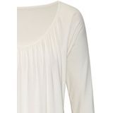 LASCANA 3/4-Arm-Shirt mit zarter Raffung am Ausschnitt aus weichem Viskose-Stretch