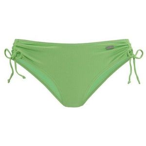 Venice Beach Bikini-Hose Lucky aus gerippter Strukturware