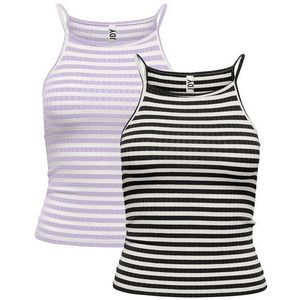 JACQUELINE de YONG Shirttop (1-tlg) JDYFRANSISKA S/L STRIPE TOP JRS NOOS