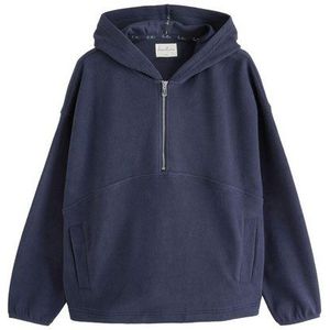 Next Fleecejacke Fleecet-Hoodie mit halben Reißverschluss (1-St)