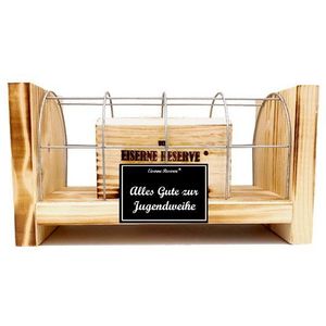 Eiserne Reserve® Geschenkbox Eiserne Reserve Alles Gute zur Jugendweihe - Gitterbox Geldgeschenk zu