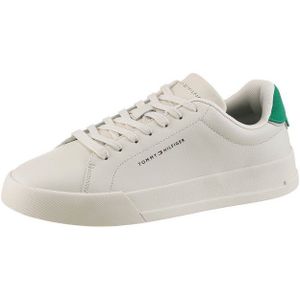 Tommy Hilfiger TH COURT LTH DETAIL ESS Sneaker, Freizeitschuh, Halbschuh, Schnürschuh mit seitlichem Logoschriftzug