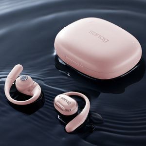 SANAG Kopfhörer Bluetooth, Open Ear Kopfhörer, Neue bequemes Design Open-Ear-Kopfhörer (Ausgeglichener Sound, Bluetooth 5.4 Kabellose Kopfhörer, 56 Std Laufzeit, Wasserdichte Sport Bluetooth Kopfhörer, ENC Rauschunterdrückung Bluetooth Earbuds, Büro/Fahren/Fitness/Freizeit)