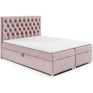 Best for Home Boxspringbett mit Bettkasten Doppelbett Trinity K14 Bonellfederkern inkl 7cm Topper (140x200 160x200 180x200 200x200 cm, Bonell-Matratze, gepolstertes Kopfteil, Polsterbett versch. Größen), mit oder ohne Topper, Flexible Liefermöglichkeiten, Handwerksqualität