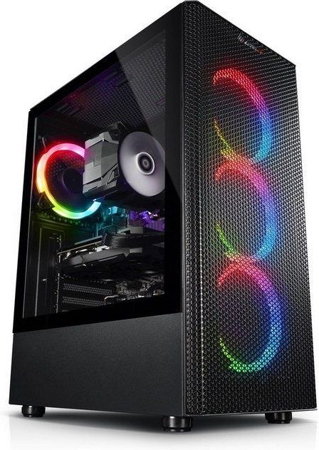 Kiebel Earthquake Gaming-PC (AMD Ryzen 7 AMD Ryzen 7 5700X, RTX 4060, 64 GB RAM, 1000 GB SSD, Luftkühlung, ARGB-Beleuchtung, WLAN)