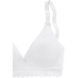 petite fleur Bralette-BH (Packung, 2 Stück) ohne Bügel mit Spitzenband, aus weicher Baumwolle, Basic Dessous