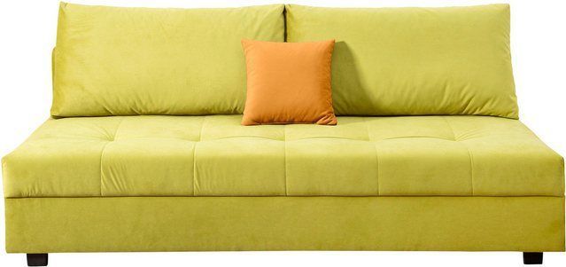 COLLECTION AB Schlafsofa DARIA inklusive Schlafunktion und Bettkasten, Schlafsofa,Bettfunktion,Bettkasten,inklusive Rückenkissen,Federkern