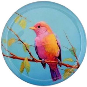 Giftcompany Tablett Dekotablett Love Trays Vogel (12,7cm)