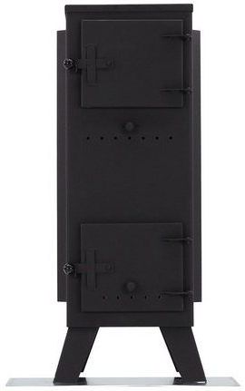 Magnus Werkstattofen Kaminofen 7,5 kW mit Schamottstein GT7PR schwarz, 7.5 kW, (1 Stück), Herausnehmbarer Aschenkasten, abnehmbare obere Abdeckung