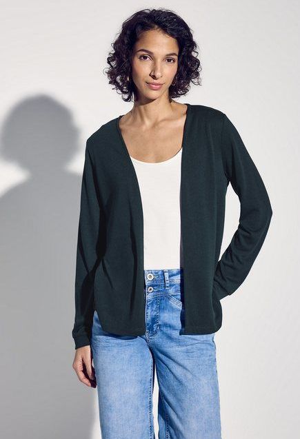 STREET ONE Cardigan aus softem Materialmix