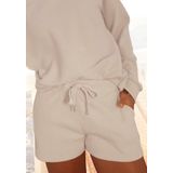 s.Oliver Sweatshorts Kurze Hose aus Ripp-Qualität mit seitlichen Taschen, Loungewear