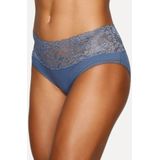 Vivance Slip (3er-Pack) aus elastischer Baumwolle mit floraler Spitze