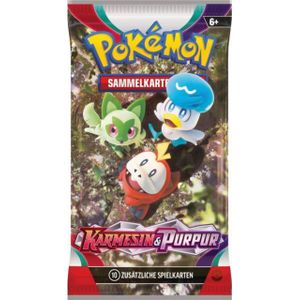 The Pok�émon Company International Sammelkarte Pokémon Karmesin & Purpur Base Set Booster Packung (deutsch)