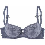 LASCANA Bügel-BH mit transparenter Stickerei-Spitze, Dessous