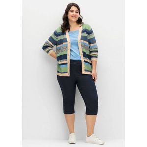 Sheego Caprihose Große Größen extra schmal in Denim-Optik