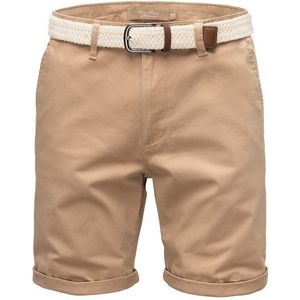 Amaci&Sons Chinoshorts BERWYN Chinoshort inkl. Gürtel Herren Bermuda Short Hose Regular Fit inkl. Gürtel