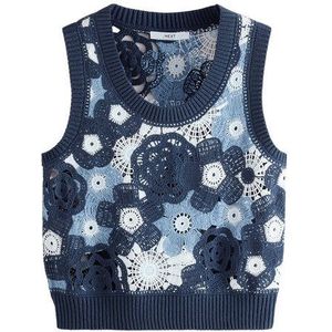 Next Pullunder Häkel-Tanktop mit Blumenmuster (1-tlg)