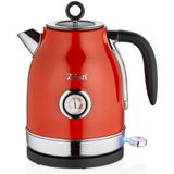 Zilan Wasserkocher ZLN-7033, 1,7 l, 2000 W, Retro-Design,Kontrollleuchte,Analoger Temperaturanzeige,BPA-frei