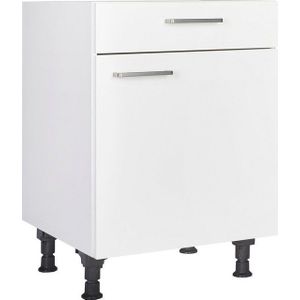 nobilia® Unterschrank "Touch", Ausrichtung wählbar, vormontiert, in den Breiten 30, 45 und 60 cm Breite, mit höhenverstellbaren Sockelfüßen, vormontiert