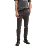 TOM TAILOR Chinohose (2-tlg., inklusive Gürtel) mit dezenter Struktur