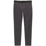 TOM TAILOR Chinohose (2-tlg., inklusive Gürtel) mit dezenter Struktur