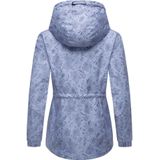 Ragwear Outdoorjacke Dankka Spring Wasserdichte Damen Jacke mit floralem Allover-Print