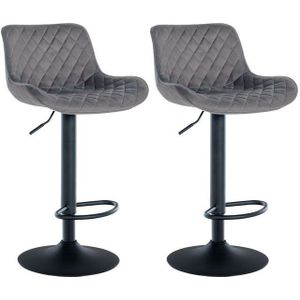 CLP Barhocker Minosa (2er Set, 2 St., 2er), um 360° drehbar und höhenverstellbar