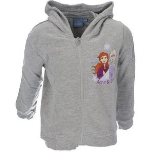 Disney Frozen Sweatjacke Jacke Kinder-Sweatjacke aus Baumwolle Hält an kühlen Tagen warm Grau