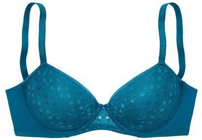 LASCANA Schalen-BH mit Spitze über nahtlosen Cups, auf Formbügel, Dessous
