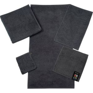 ROSS Seiftuch Cashmere feeling, (6-St), mit Wellen-Bordüre