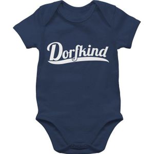 Shirtracer Shirtbody Dorfkind Weiss Sprüche Baby