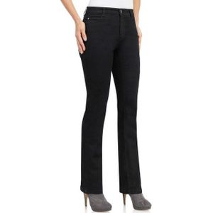 wonderjeans Bootcut-Jeans Figurbetonte Form mit leicht ausgestelltem Bein