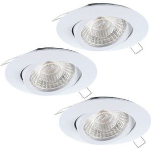 EGLO LED Einbauleuchte TEDO1, LED wechselbar, Warmweiß