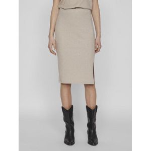 Vila Sommerrock Gerippt Jersey Bleistift High Waist Midi Skirt VIRIBINI HW SKIRT- NOOS