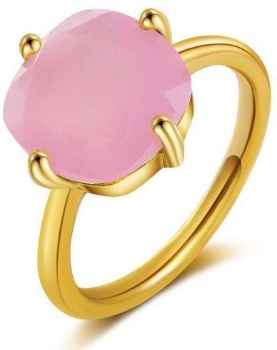 AILORIA Fingerring ÉGLANTINE Ring Rosa Chalcedon, Ring Rosa Chalcedon