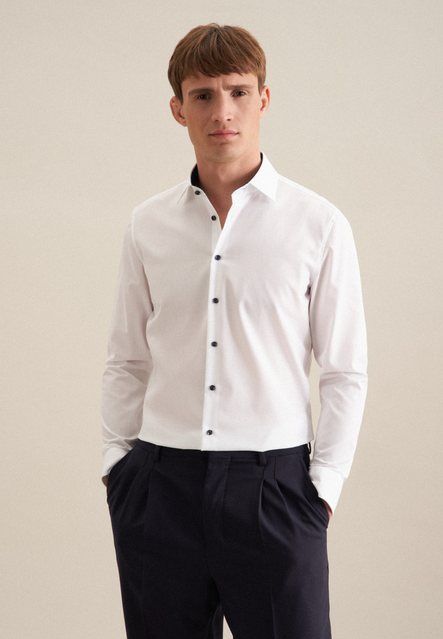 seidensticker Businesshemd Schwarze Rose Uni