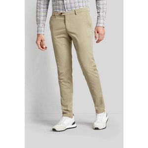 bugatti Premium Chinohose 4220-16224 Flatfront, Baumwoll-Elasthan Mix, Körpernahe Passform durch Modern Fit