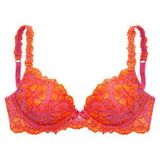 LASCANA Push-up-BH Wanda mit Bügel, mit schöner Stickereispitze, Dessous