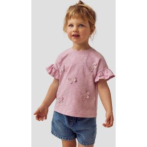Next T-Shirt Kurzarmtop 100 % Baumwolle Schmetterling (1-tlg)