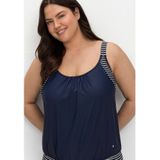 Sheego Tankini-Top Große Größen, in Oversized-Form mit Streifendetails