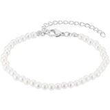 Heideman Armband Juliane silberfarben poliert (Armband, inkl. Geschenkverpackung), Perlenarmband Frauen