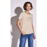 STREET ONE T-Shirt aus Baumwolle mit Stretchante
