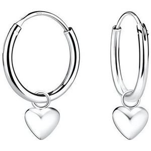 ALEXANDER YORK Paar Creolen CHARM-HERZ 3d, 2-tlg., 925 Sterling Silber