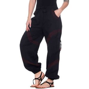 KUNST UND MAGIE Haremshose Kunst und Magie Unisex Goa Pluderhose in klassischen Farben