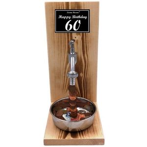 Eiserne Reserve® Geschenkbox Happy Birthday 60 - Eiserne Reserve Geldhahn - Geburtstag Geldgeschenk