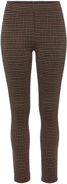 LASCANA Leggings mit glitzerndem Hahnentritt Muster