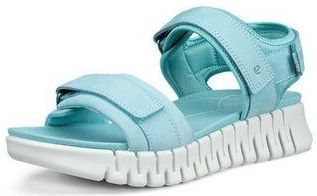 Ecco ECCO GRUUV SOL W Sandalette, Plateau, Sommerschuh, Sandalette mit praktischem Klettverschluss