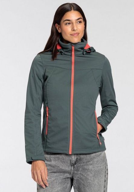 Icepeak Softshelljacke D SOFTSHELLJACKE BOISE (1-St) Wasserdicht & Winddicht